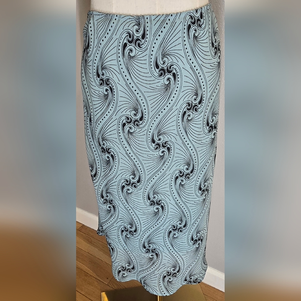 Hillard & Hanson Geometric Patterned Skirt